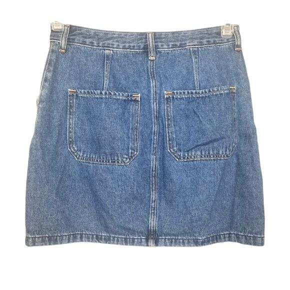 Hollister Ultra High Rise Mini Skirt DIY Embroidered Pocket Size 7 - Picture 2 of 6